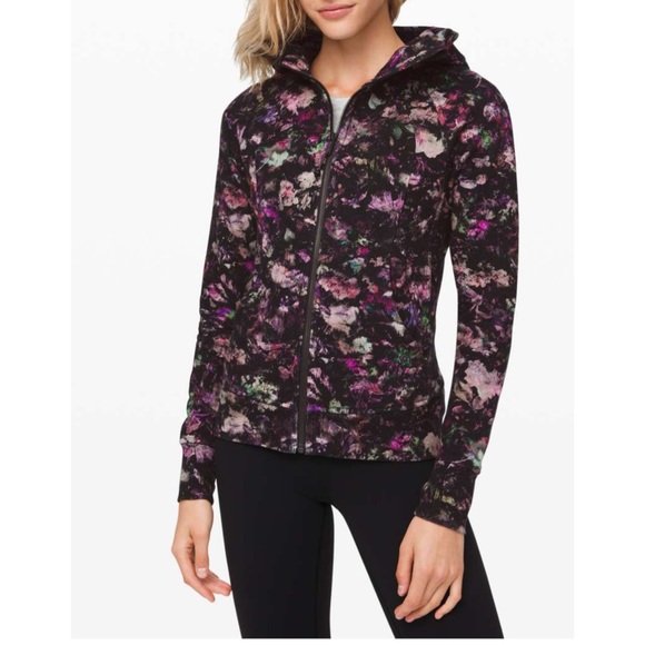 lululemon athletica Jackets & Blazers - Lululemon scuba floral zip jacket NEW 4